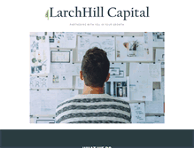 Tablet Screenshot of larchhillcapital.com